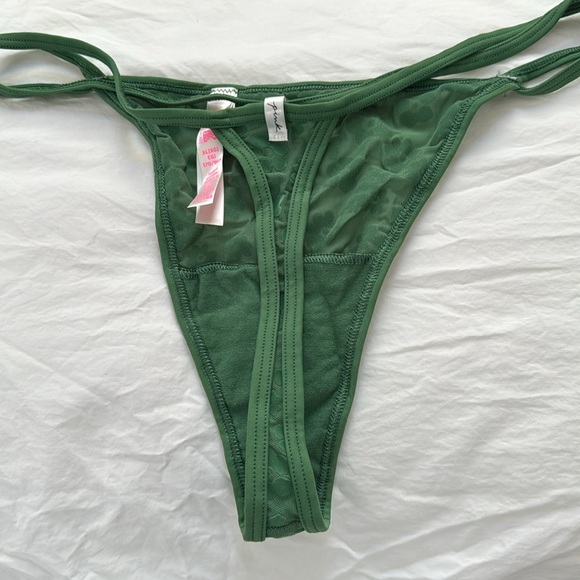 Victoria’s Secret Pink strappy mesh thong with floral detail Size XL. Excellent. - Picture 4 of 6